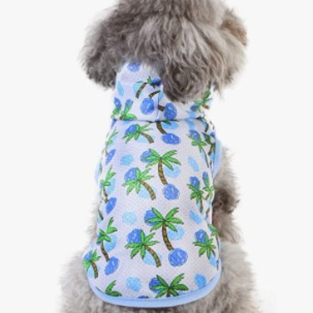 Tropical Hawaiian Dog Shirt XL NWT